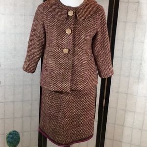 Britt Ryan wool skirt set